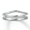 Thumbnail Image 0 of Previously Owned Diamond Enhancer Ring 1/4 ct tw Round-cut 14K White Gold - Size 3.25