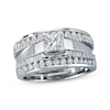 Thumbnail Image 1 of Previously Owned Diamond Enhancer Ring 1/2 ct tw Round-cut 14K White Gold - Size 4.25