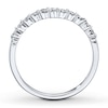 Thumbnail Image 1 of Previously Owned Diamond Anniversary Band 1/4 ct tw Round-cut 10K White Gold - Size 11