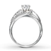 Thumbnail Image 1 of Previously Owned Engagement Ring 5/8 ct tw Round-cut Diamonds 14K White Gold - Size 5