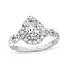 Thumbnail Image 1 of Previously Owned Neil Lane Engagement Ring 1-1/8 ct tw Pear & Round-cut Diamonds 14K White Gold - Size 9.75