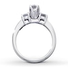 Thumbnail Image 1 of Previously Owned Diamond Engagement Ring 1 ct tw Round-cut 14K White Gold - Size 4