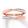 Thumbnail Image 0 of Previously Owned Diamond Enhancer Ring 1/5 ct tw Round-cut 10K Rose Gold