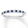 Thumbnail Image 1 of Previously Owned Sapphires & Diamonds 14K White Gold Band