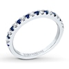 Thumbnail Image 3 of Previously Owned Sapphires & Diamonds 14K White Gold Band