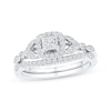 Thumbnail Image 1 of Previously Owned Diamond Bridal Set 1/3 ct tw Round-cut 10K White Gold