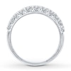 Thumbnail Image 2 of Previously Owned Diamond Anniversary Band 1/2 ct tw Round-cut 14K White Gold