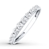 Thumbnail Image 4 of Previously Owned Diamond Anniversary Band 1/2 ct tw Round-cut 14K White Gold