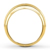 Thumbnail Image 1 of Previously Owned Men's Wedding Band 1/2 ct tw Round-cut Diamonds 10K Yellow Gold