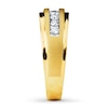 Thumbnail Image 2 of Previously Owned Men's Wedding Band 1/2 ct tw Round-cut Diamonds 10K Yellow Gold