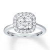 Thumbnail Image 1 of Previously Owned Diamond Engagement Ring 1 ct tw Round-cut 14K White Gold