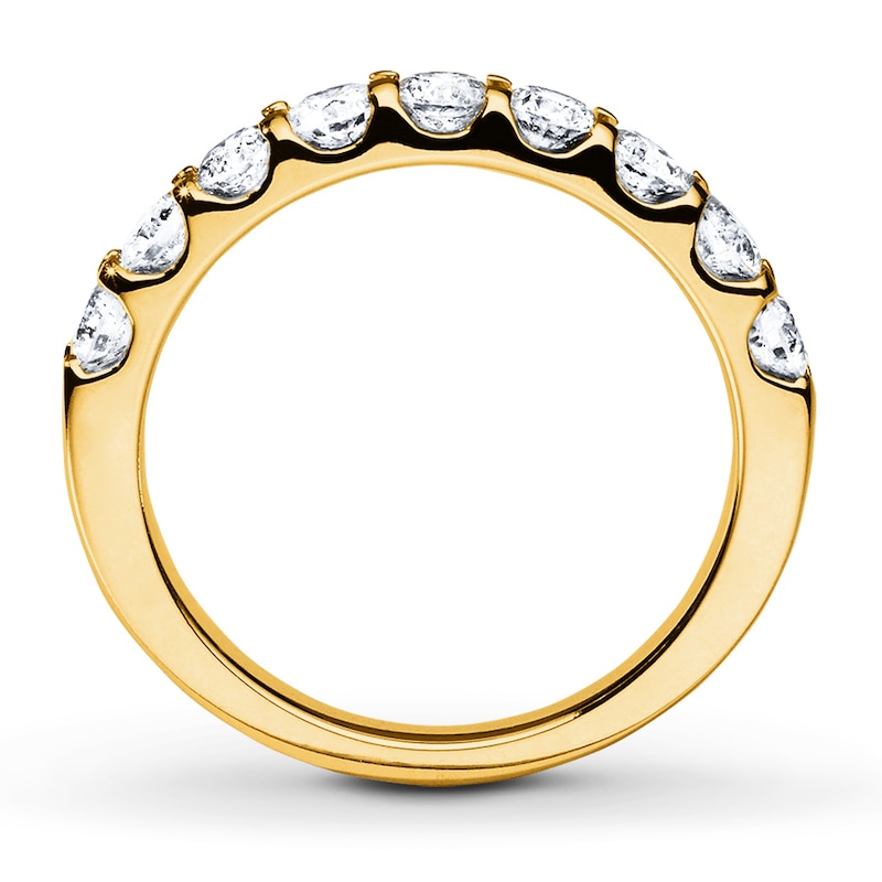 Main Image 2 of Previously Owned Diamond Anniversary Band 1/2 ct tw Round-cut 14K Yellow Gold