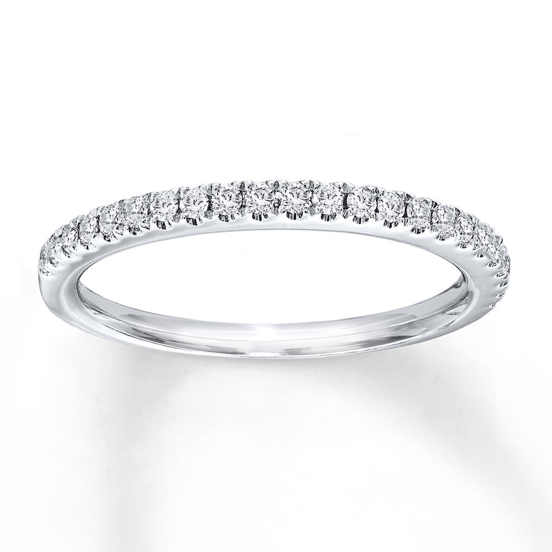 Main Image 1 of Previously Owned Diamond Band 1/4 ct tw Round-cut Diamonds 14K White Gold