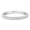 Thumbnail Image 4 of Previously Owned Diamond Wedding Band 1/5 ct tw Round-cut 14K White Gold