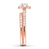 Thumbnail Image 2 of Previously Owned Diamond Bridal Set 1/2 carat tw Round-cut 14K Rose Gold