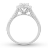 Thumbnail Image 1 of Previously Owned Diamond Engagement Ring 1 ct tw Round-cut 14K White Gold