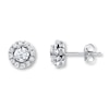 Thumbnail Image 1 of Previously Owned Diamond Earrings 1 ct tw 18K White Gold