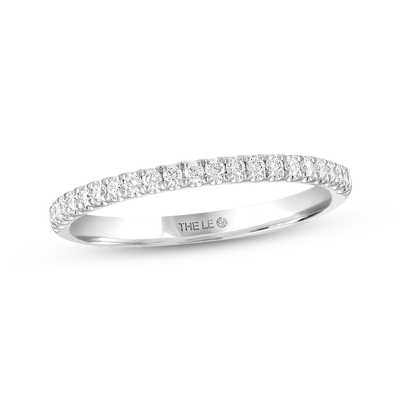 Previously Owned THE LEO Diamond Wedding Band / ct tw Round-cut 14K White Gold