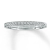 Thumbnail Image 1 of Previously Owned Band 1/8 ct tw Round-cut Diamonds 14K White Gold - Size 4.5