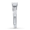Thumbnail Image 2 of Previously Owned Ring 1/4 ct tw Round-cut Diamonds 10K White Gold - Size 4.75