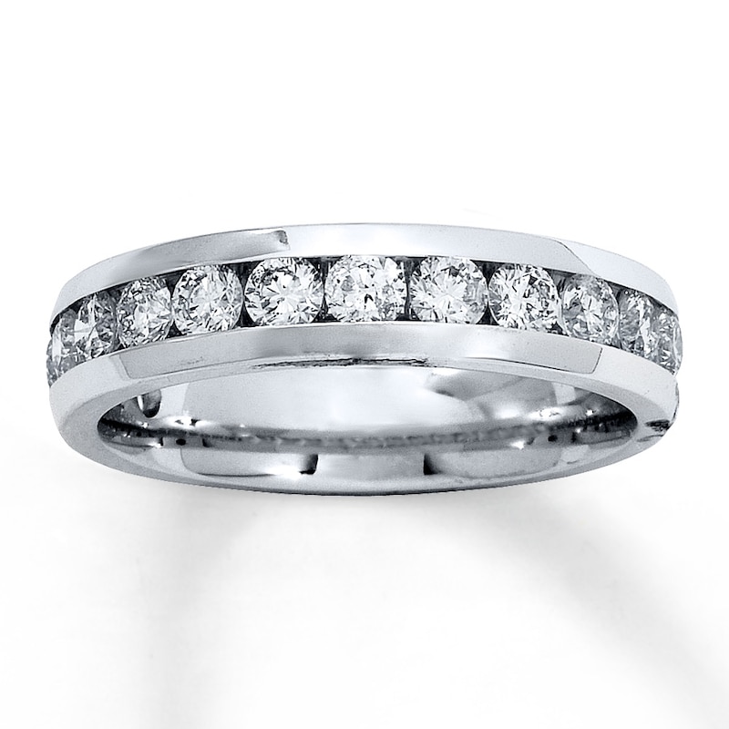 Kay Outlet Diamond Wedding Band 1 ct tw Round-cut 14K White Gold