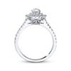 Thumbnail Image 2 of Previously Owned Neil Lane Engagement Ring 1 ct tw Oval & Round-cut Diamonds 14K White Gold - Size 4.5