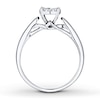 Thumbnail Image 2 of Previously Owned Diamond Engagement Ring 1/4 ct tw Round-cut 10K White Gold - Size 4.5