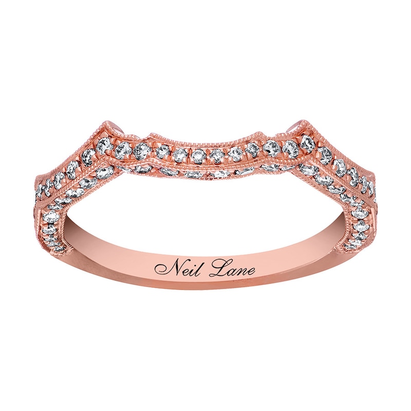 Main Image 1 of Previously Owned Neil Lane Diamond Band 3/8 ct tw Round-cut 14K Rose Gold