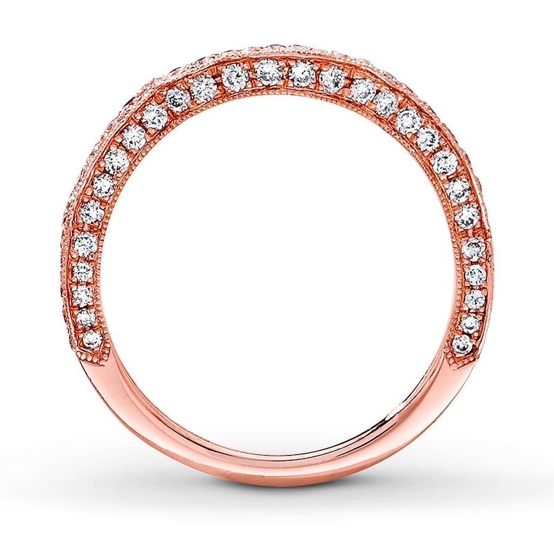 Main Image 2 of Previously Owned Neil Lane Diamond Band 3/8 ct tw Round-cut 14K Rose Gold