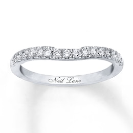 Previously Owned Neil Lane Diamond Wedding Band 1/3 ct tw Round-cut 14K White Gold