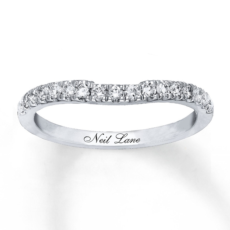 Main Image 1 of Previously Owned Neil Lane Diamond Wedding Band 1/3 ct tw Round-cut 14K White Gold