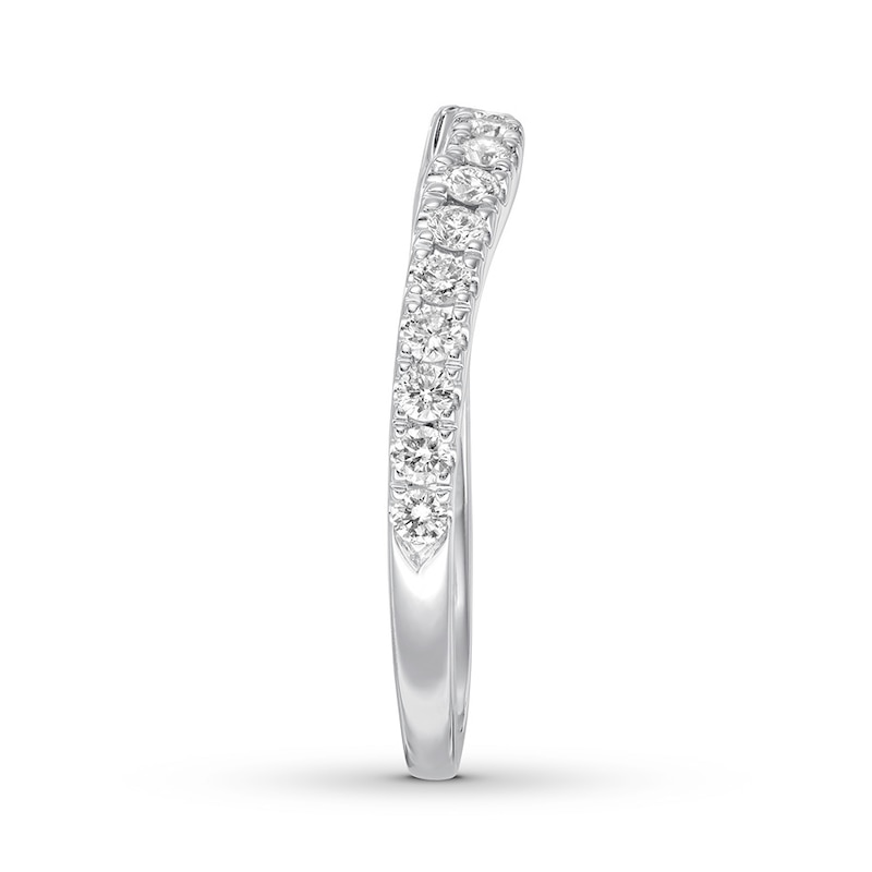 Main Image 3 of Previously Owned Neil Lane Diamond Wedding Band 1/3 ct tw Round-cut 14K White Gold