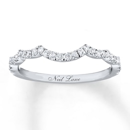 Previously Owned Neil Lane Wedding Band 1/5 ct tw Round-cut Diamonds 14K White Gold