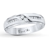 Thumbnail Image 0 of Previously Owned Ever Us Men's Two-Stone Wedding Band 1/4 ct tw Round-cut Diamonds 14K White Gold