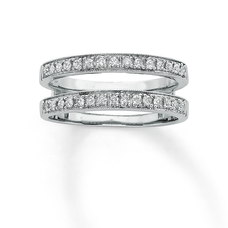 Main Image 1 of Previously Owned Diamond Band 1/3 ct tw Round-cut 14K White Gold