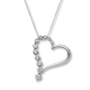 Thumbnail Image 0 of Previously Owned Diamond Necklace 1/2 ct tw Round-Cut 14K White Gold 18"