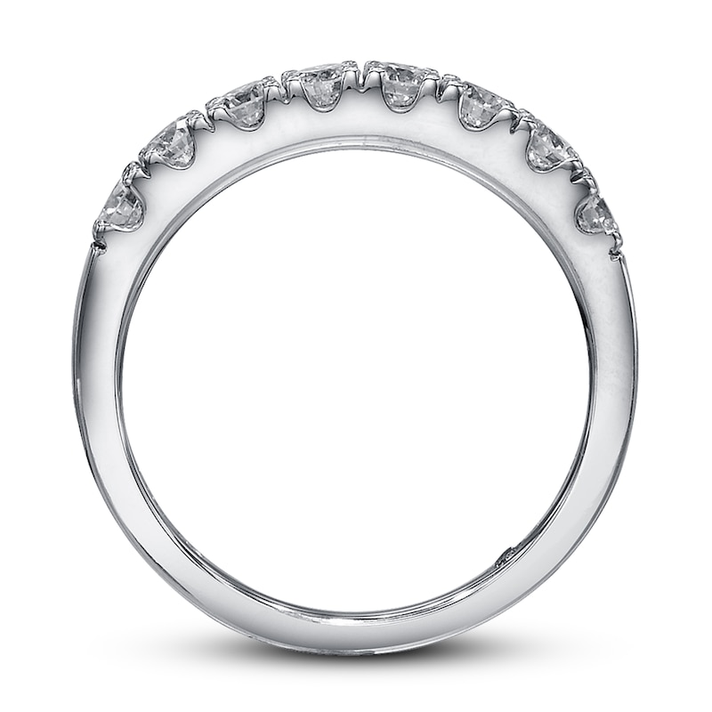 Previously Owned THE LEO Diamond Anniversary Band 1-1/2 ct tw Round-cut 14K White Gold