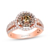 Thumbnail Image 1 of Previously Owned Le Vian Chocolate Diamond Ring 1-1/5 ct tw 14K Strawberry Gold