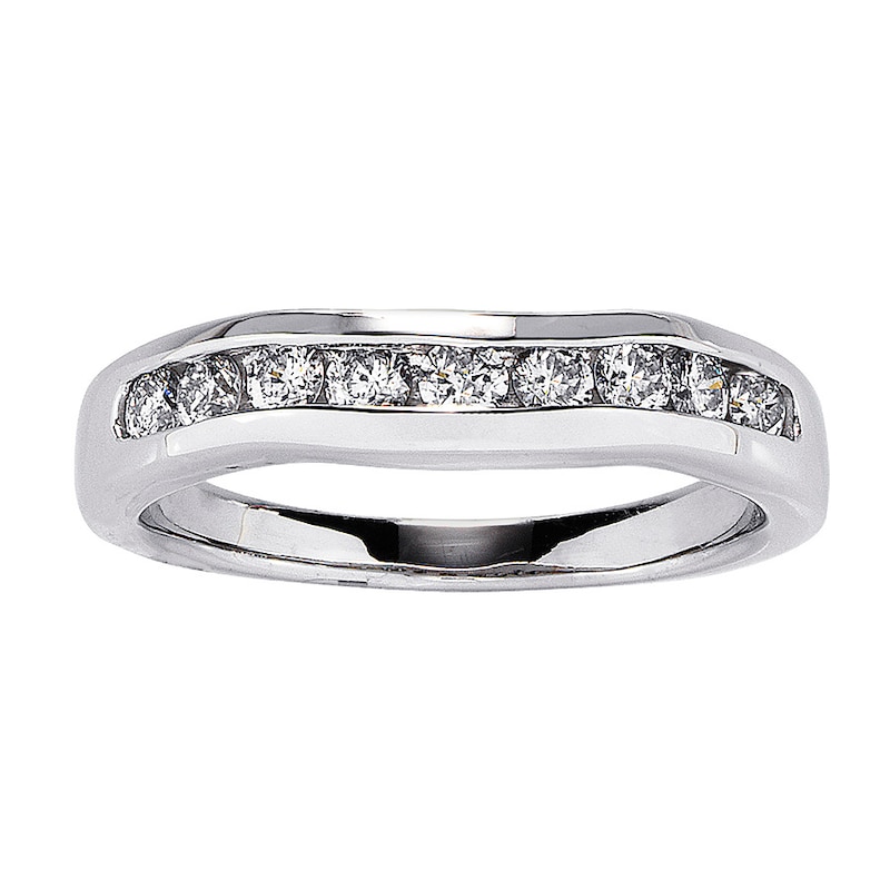 Main Image 1 of Previously Owned Diamond Ring Enhancer 1/2 ct tw Round-cut 14K White Gold