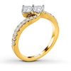 Thumbnail Image 2 of Previously Owned Ever Us Diamond Ring 1 ct tw Round-cut 14K Yellow Gold