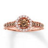 Thumbnail Image 2 of Previously Owned Le Vian Chocolate Diamond Ring 5/8 ct tw 14K Strawberry Gold - Size 4.25