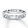 Thumbnail Image 0 of Previously Owned THE LEO Anniversary Ring 5/8 ct tw Round-cut Diamonds 14K White Gold - Size 4