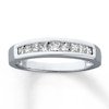 Thumbnail Image 1 of Previously Owned Diamond Anniversary Band 1/2 ct tw Princess-cut 14K White Gold - Size 11.25