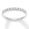 Thumbnail Image 0 of Previously Owned Diamond Anniversary Band 1/4 ct tw Round-cut 14K White Gold - Size 4.25