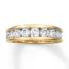 Thumbnail Image 1 of Previously Owned Diamond Wedding Band 1-1/5 ct tw Round-cut 14K Yellow Gold - Size 9