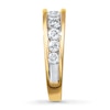 Thumbnail Image 3 of Previously Owned Diamond Wedding Band 1-1/5 ct tw Round-cut 14K Yellow Gold - Size 9