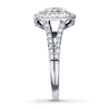 Thumbnail Image 3 of Previously Owned Diamond Engagement Ring 1 ct tw Round-cut 14K White Gold - Size 8.75