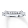 Thumbnail Image 1 of Previously Owned Diamond Wedding Band 1/6 ct tw Round-cut 14K White Gold - Size 11