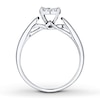 Thumbnail Image 1 of Previously Owned Ring 1/4 ct tw Round-cut Diamonds 10K White Gold - Size 4.25