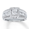 Thumbnail Image 1 of Previously Owned Diamond Engagement Ring 1 ct tw & Round-cut 14K White Gold - Size 9.75